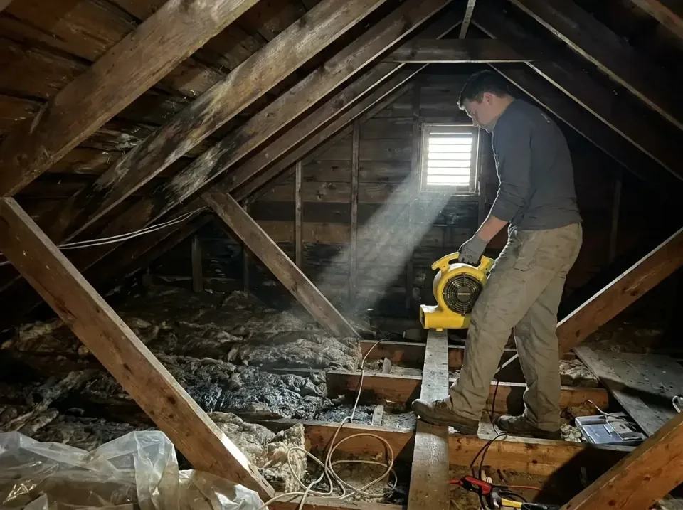 attic-water-damage-drying-proc-007 — frequently asked questions, Emergency Water Extraction & 24/7 Flood Response in Findern…